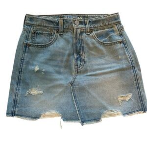 Gap Kids Distressed Denim Skirt